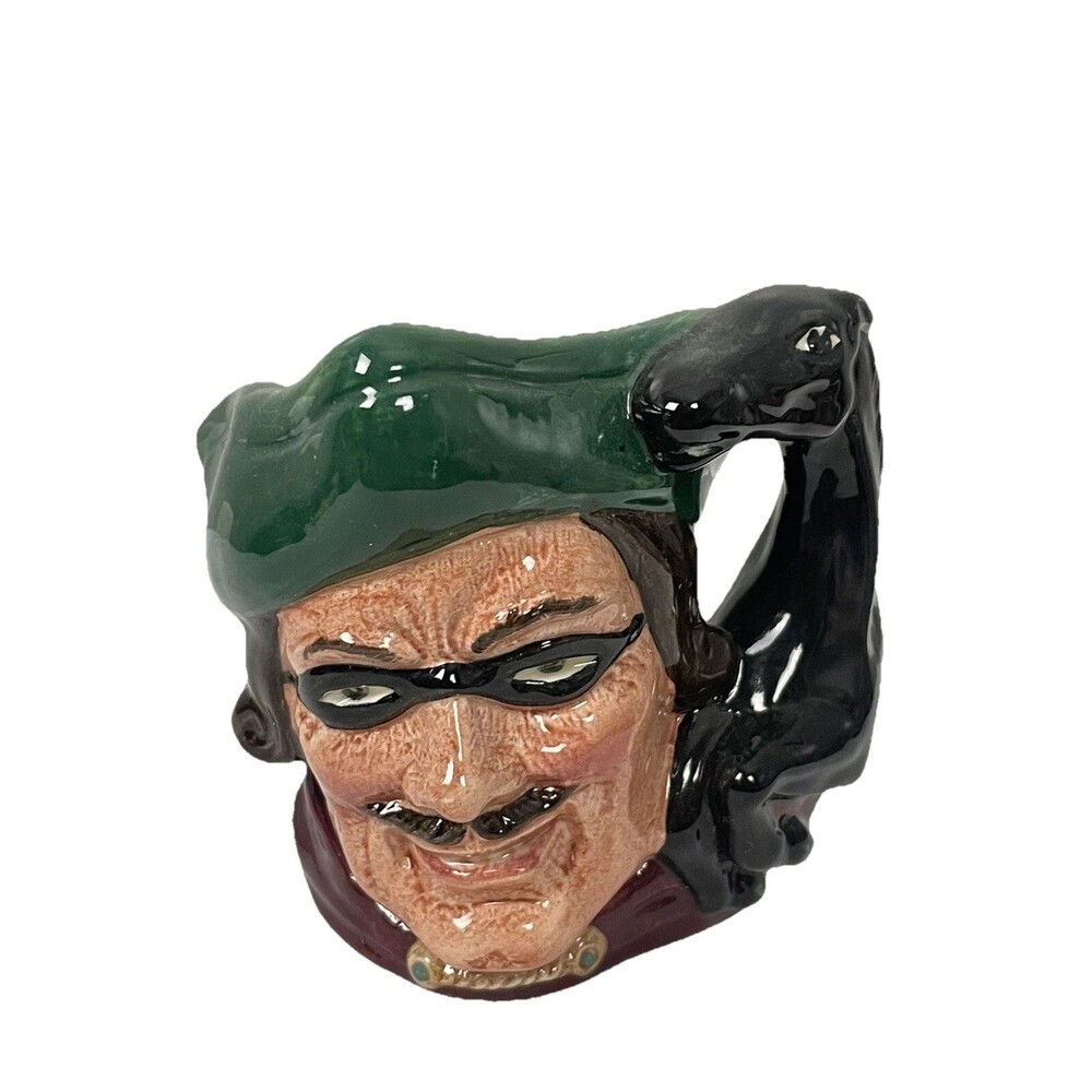 Vintage Royal Doulton Dick Turpin Small Character Jug D6535 Men of History Serie